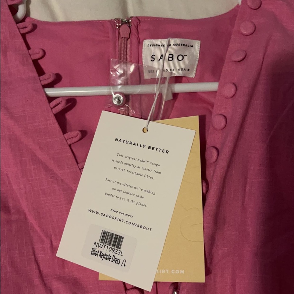 Sabo Skirt Pink Mini Dress - Picture 4 of 5